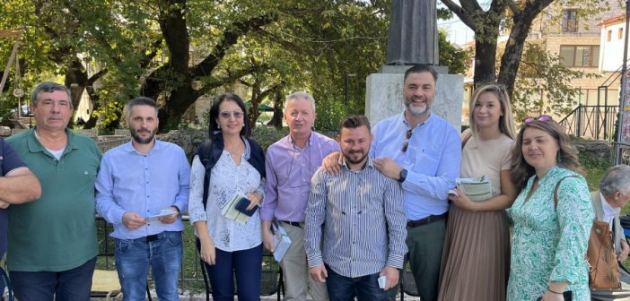 Περιοδεία Σπύρου Σκιαδαρέση στην Αιτωλοακαρνανία (εικόνες)