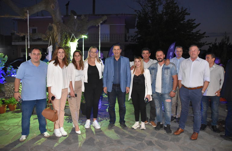 Περιοδεία Γ. Παπαναστασίου σε Τραγάνα, Περιστέρι, Παραβόλα και Παντάνασσα (εικόνες)