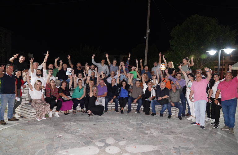 Κ. Πιστιόλας: «Οι πολίτες δείχνουν τον δρόμο για την αλλαγή που έρχεται στις 8 Οκτωβρίου» (εικόνες)