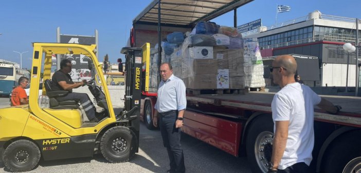 Περιφέρεια: Νέα αποστολή ανθρωπιστικής βοήθειας στους πληγέντες της Θεσσαλίας