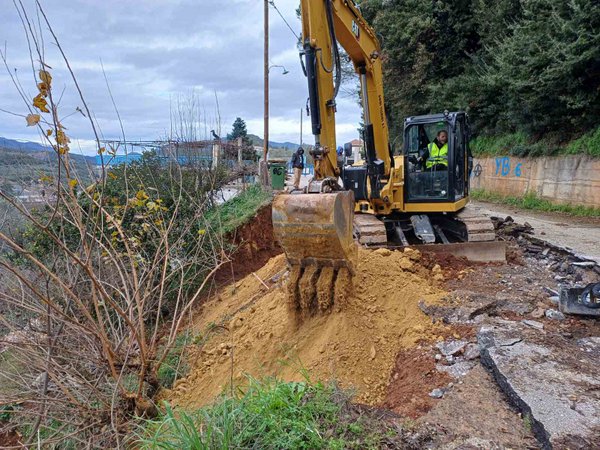 Κατασκευή τοιχίου αντιστήριξης στον Άγιο Νικόλαο