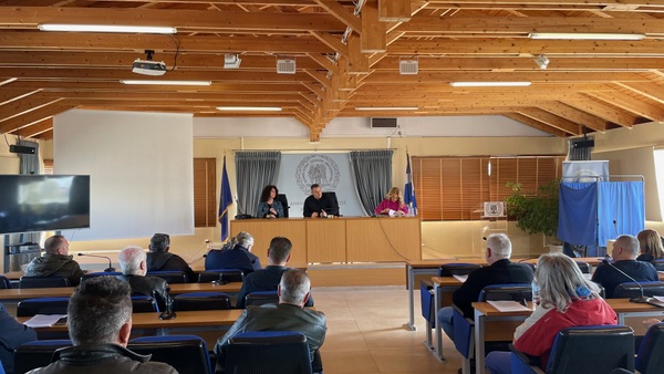  Συνάντηση Δημάρχου Ι.Π. Μεσολογγίου Σπύρου Διαμαντόπουλου με Προέδρους Κοινοτήτων