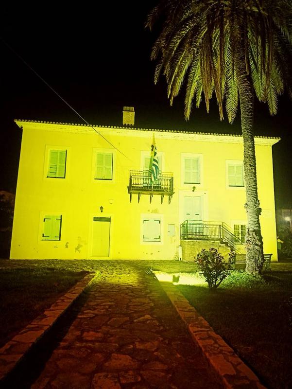 Φώτισε «χρυσό» το Μουσείο Τρικούπη ο Δήμος Ι.Π. Μεσολογγίου   για την παγκόσμια ημέρα αυτισμού