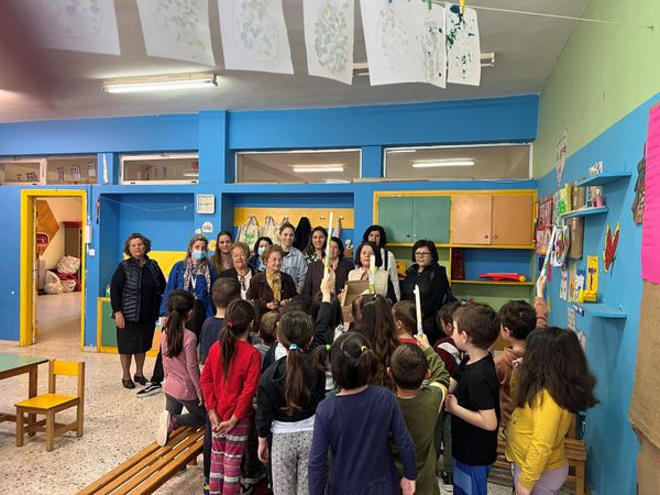 Επίσκεψη ΚΑΠΗ Δήμου Ιερής Πόλης Μεσολογγίου στο 3ο Νηπιαγωγείο