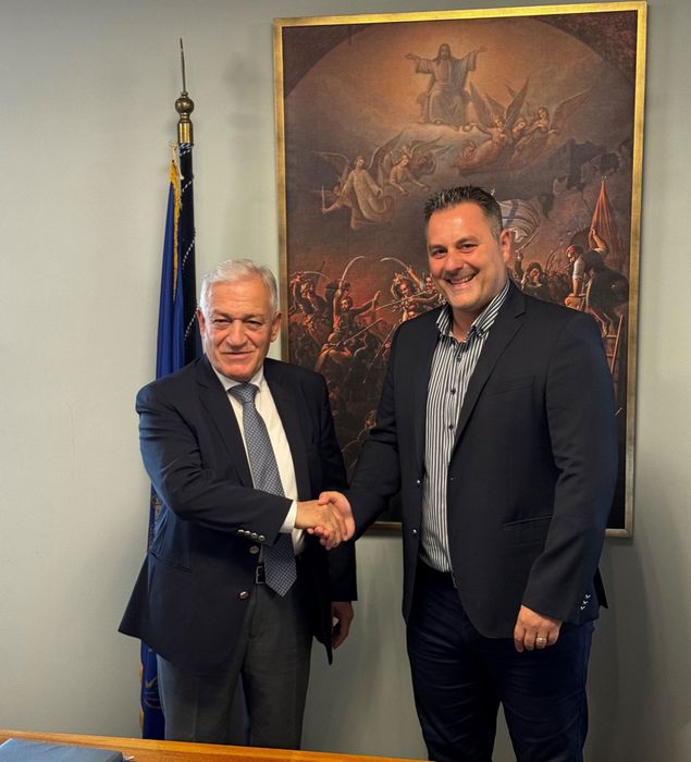 Συνάντηση Δημάρχου Ιερής Πόλης Μεσολογγίου Σπύρου Διαμαντόπουλου με προεδρείο ΚΕΔΕ