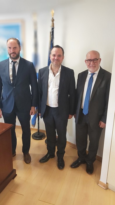 Συνάντηση εργασίας του Αντιπεριφερειάρχη Π.Σακελλαρόπουλου με τον Γ.Γ. Τουριστικής Πολιτικής & Ανάπτυξης