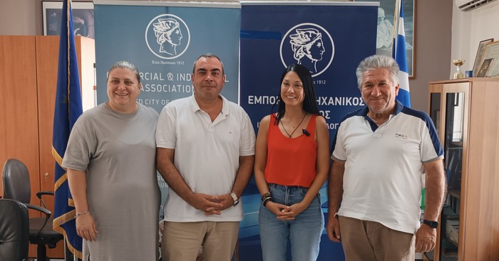 Συνάντηση Ν. Γιαννακοπούλου με τον Εμποροβιομηχανικό Σύλλογο Μεσολογγίου