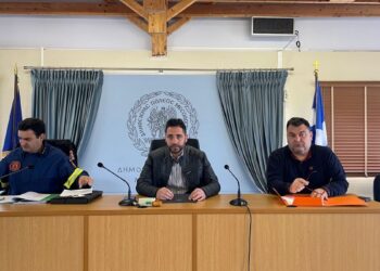 Συντονιστική σύσκεψη για την αντιμετώπιση εκτάκτων αναγκών από χιονοπτώσεις και παγετό στον Δήμο Ιερής Πόλης Μεσολογγίου
