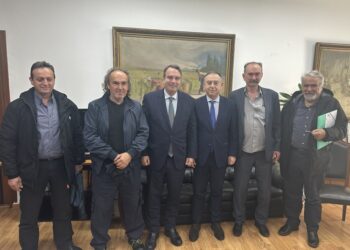 Συνάντηση του Θανάση Παπαθανάση με τον Υφυπουργό Αγροτικής Ανάπτυξης και Τροφίμων Χρήστο Κέλλα. “Διαρκώς στο πλευρό των κτηνοτρόφων”