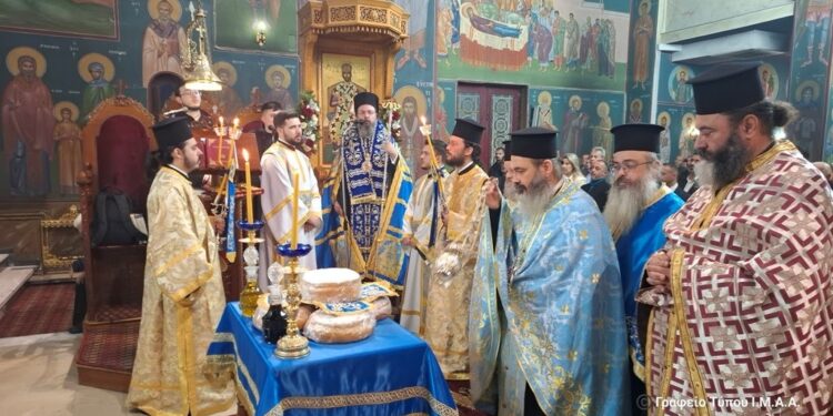 Η εορτή του Αγίου Νικολάου στην Ι. Μ. Αιτωλοακαρνανίας