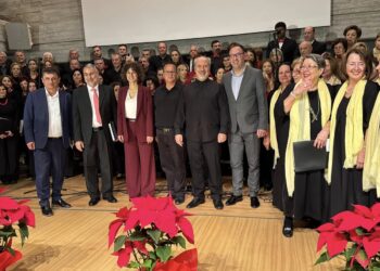 Η Δημοτική Χορωδία Ιερής Πόλης Μεσολογγίου στη 5η Χριστουγεννιάτικη Χορωδιακή Συνάντηση στη Λιβαδειά