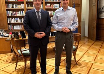 Συνάντηση Θ. Παπαθανάση με τον Κυριάκο Μητσοτάκη