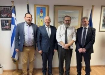 Συνάντηση Αντιπεριφερειάρχη Θ. Βασιλόπουλου με τον Υφυπουργό Ναυτιλίας Στέφανο Γκίκα