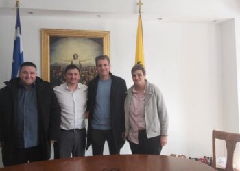 Επίσκεψη Δ.Σ. Εργαζομένων ΟΤΑ Αιτω/νιας στο δήμο Ξηρομέρου