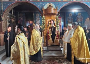 Ο Εσπερινός του Αγίου Χαραλάμπους στο Ευηνοχώρι Αιτωλοακαρνανίας