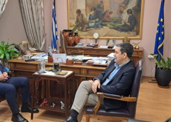 Αγρίνιο: Συνάντηση Παπαναστασίου με τον πρόεδρο της ΝΙΚΗΣ
