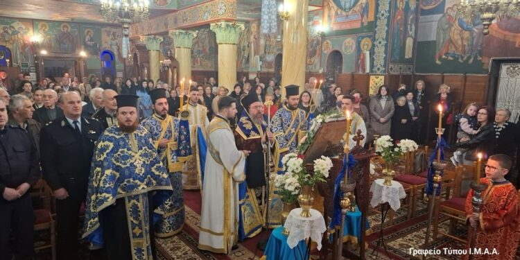 Η Β’ Στάση των Χαιρετισμών της Παναγίας στην Αμφιλοχία