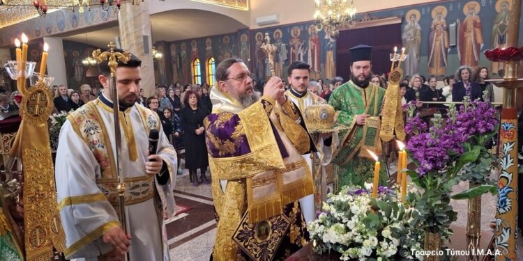 Η εορτή του Ευαγγελισμού της Θεοτόκου στην Ι. Μ. Αιτωλοακαρνανίας