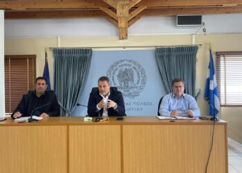 Συνάντηση εργασίας Δημάρχου Ιερής Πόλη Μεσολογγίου με τους μελετητές του Τοπικού Πολεοδομικού Σχεδίου