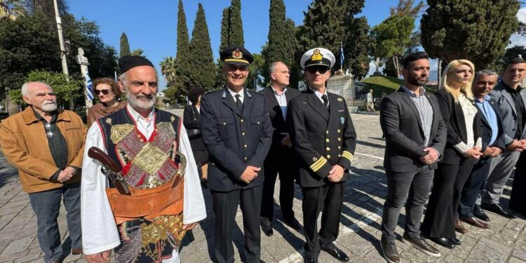 Μεσολόγγι: Ιερό μνημόσυνο και κατάθεση στεφάνων στη μνήμη του Αρχηγού της Φρουράς του Μεσολογγίου Αθανάσιου Ραζή-Κότσικα