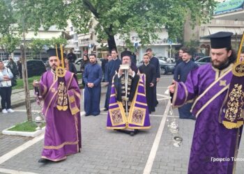 Υποδοχή των «Αχράντων Παθών» στην Ι. Μ. Αιτωλοακαρνανίας