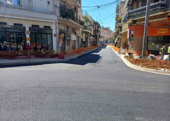 Ολοκληρώθηκαν οι εργασίες στην Πλατεία Χατζοπούλου και αύριο Μ. Δευτέρα και ώρα 07:00, δίνονται οι κυκλοφορία  οι δρόμοι στους οποίους εκτελούνταν μεγάλης κλίμακας παρεμβάσεις.