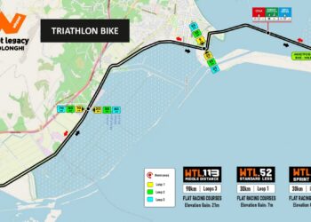 Ο χάρτης του TriathlonBike του αγώναWTL MessolonghiLegacy