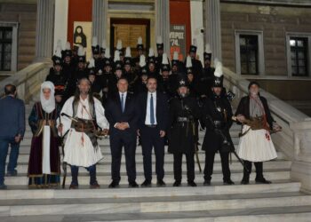 Πανηγυρική εκδήλωση στην Παλαιά Βουλή για την έναρξη των εργασιών της Διακοσιοστής Επετείου της Εξόδου του Μεσολογγίου