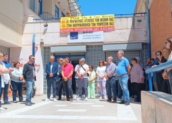 Στο πλευρό των εργαζομένων της ΔΟΥ Μεσολογγίου ο Δήμος Ιερής Πόλης Μεσολογγίου