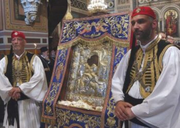 Η Ιερά Εικόνα της Παναγίας «Άξιον Εστί» στην Ι. Π. Μεσολογγίου για την επέτειο των 200 ετών από την ηρωική Έξοδο του Μεσολογγίου