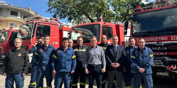 Επίσκεψη του Θανάση Παπαθανάση στην Διοίκηση της Π.Υ. Αιτωλοακαρνανίας και στις Π.Υ. Αγρινίου και Μεσολογγίου.