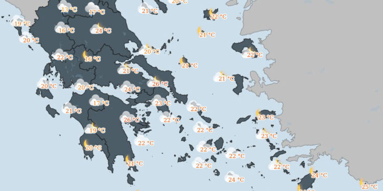 Αιτωλ/νια : λασποβροχές και καταιγίδες το Σαββατοκύριακο