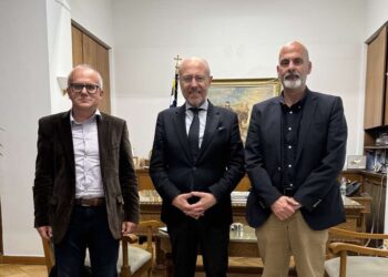 Συνάντηση του Αναπλ. Περιφερειάρχη, Χαράλαμπου Μπονάνου με τον Υφυπουργό Υγείας, Δημήτρη Βαρτζόπουλο