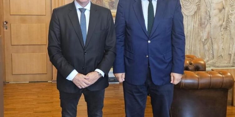 Συνάντηση Κ. Καραγκούνη με τον Υπουργό Αγροτικής Ανάπτυξης