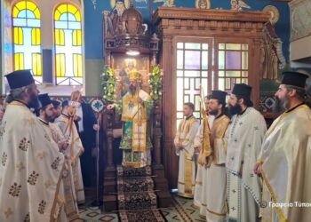 Η Σύναξη των Αγίων Αποστόλων στο Αγγελόκαστρο Αιτωλοακαρνανίας