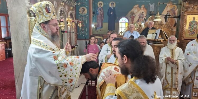 Χειροτονία Διακόνου στην Ι. Μ. Αιτωλοακαρνανίας