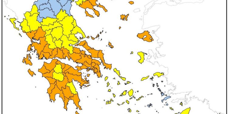Παραμένει πολύ υψηλός ο κίνδυνος πυρκαγιάς την Τετάρτη σε όλη την Περιφέρεια Δυτικής Ελλάδας