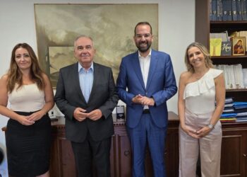 Συναντήσεις του Ν. Φαρμάκη με Ν. Παπαθανάση και Κ. Κατσαφάδο για τα απαιτούμενα έργα στις πυρόπληκτες περιοχές της Δυτ. Ελλάδας