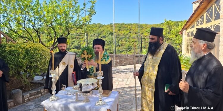 Έναρξη Εργασιών Αποκατάστασης και Ανάδειξης της Ιεράς Μονής Μυρτιάς