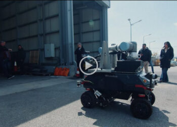 Ένα αυτόνομο ρομπότ δοκιμάστηκε στην Ολυμπία Οδό!