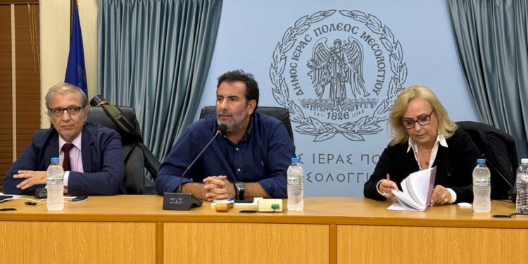 Επιτυχής παρουσίαση των Εναλλακτικών Σεναρίων του Τοπικού Πολεοδομικού Σχεδίου Δήμου Ιερής Πόλης Μεσολογγίου