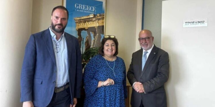 Συνάντηση συνεργασίας της Περιφέρειας Δυτικής Ελλάδας με την Πρόεδρο του ΕΟΤ Αγγελική Βαρελά