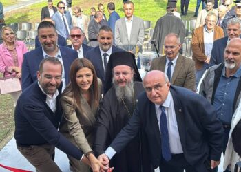 Ο Ν. Φαρμάκης στα εγκαίνια της Φοιτητικής Εστίας στο Μεσολόγγι – Τα έργα για την εκπαίδευση στην Π.Ε. Αιτωλοακαρνανίας