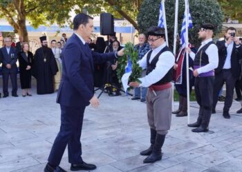 Νεκτάριος Φαρμάκης : Δεν λησμονούμε ότι η Δυτική Ελλάδα μαρτυράει σε κάθε γωνιά της αμέτρητους αγώνες για τη λευτεριά