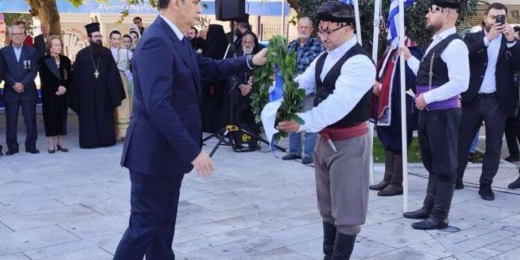 Νεκτάριος Φαρμάκης : Δεν λησμονούμε ότι η Δυτική Ελλάδα μαρτυράει σε κάθε γωνιά της αμέτρητους αγώνες για τη λευτεριά