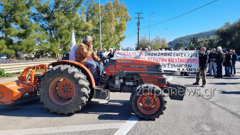 Χανιά: Ξεκινούν τα μπλόκα οι κτηνοτρόφοι – «Κόβουν στα δύο» τον ΒΟΑΚ