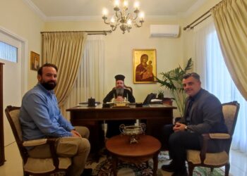 Παράδοση των Μελετών και της Οικοδομικής Άδειας για την Δημιουργία του Διοικητικού Κέντρου της Ι. Μ. Αιτωλοακαρνανίας στο Αγρίνιο