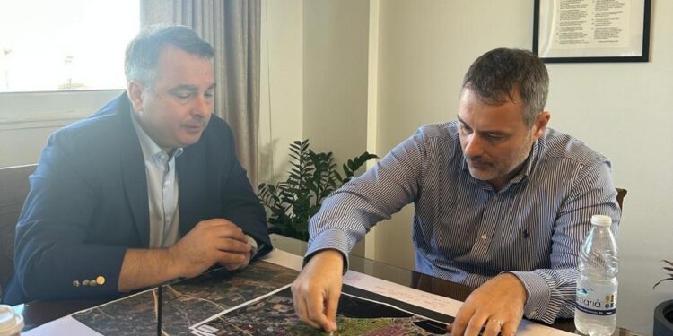 Συνάντηση Θανάση Παπαθανάση με τον Δήμαρχο Ι.Π. Μεσολογγίου για την άμεση αποκατάσταση των ζημιών από την κακοκαιρία