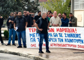Μεσολόγγι: κινητοποίηση κτηνοτρόφων στην Περιφέρεια για την ευλογιά των αιγοπροβάτων