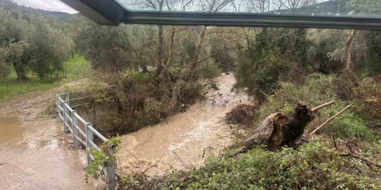 Αγρίνιο: η μεγάλη νεροποντή πλημμύρισε δρόμους και αγροτικές εκτάσεις VIDEO FOTO